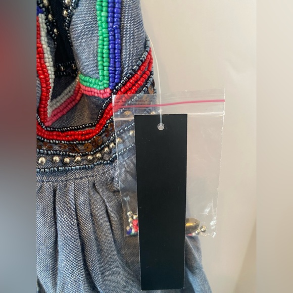 NWT Venus Embroidered and Beaded Maxi Dress - Picture 9 of 13